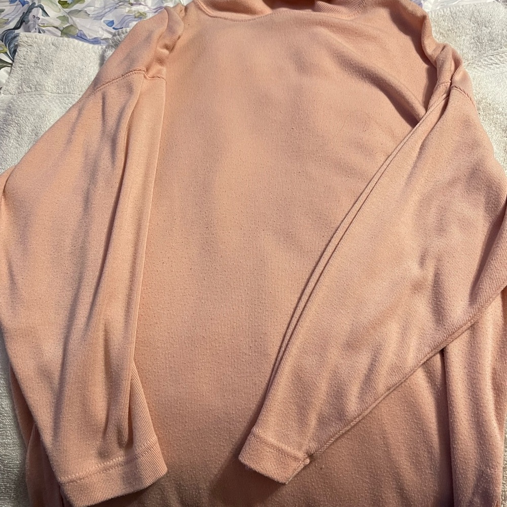 Size XS Long Sleeve Peach Top /turtleneck. - Picture 2 of 5